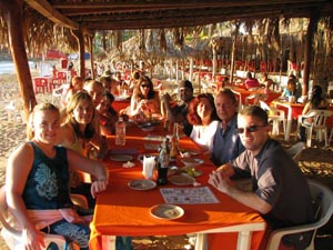 Valentine's dinner on a tropical beach